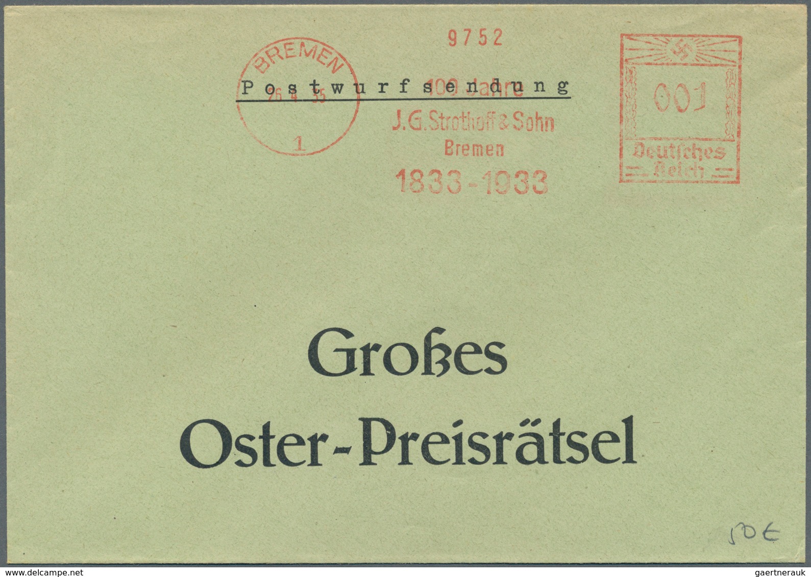 Deutsches Reich - Besonderheiten: 1933/45, Kleines Lot Mit 43 Postgeschichtlich Interessanten Belege - Autres & Non Classés