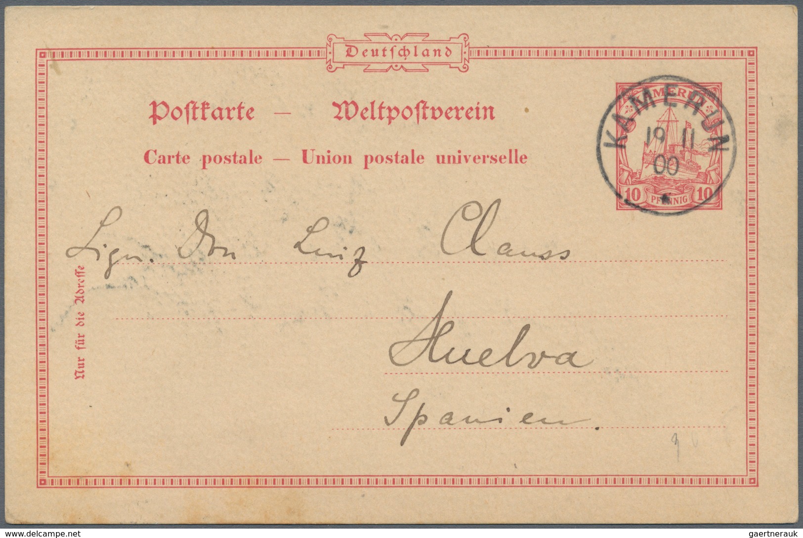 Deutsche Kolonien: 1895-1919, Toller Posten Mit 65 Briefen, Belegen Und Ganzsachen, Dabei Bessere St - Other & Unclassified