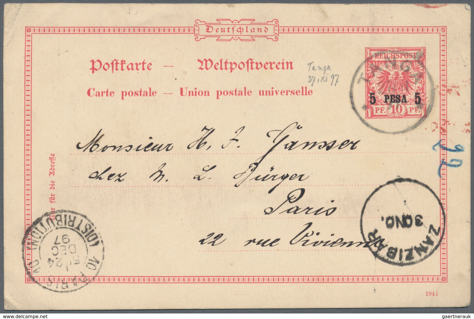 Deutsche Kolonien: 1895-1919, Toller Posten Mit 65 Briefen, Belegen Und Ganzsachen, Dabei Bessere St - Other & Unclassified