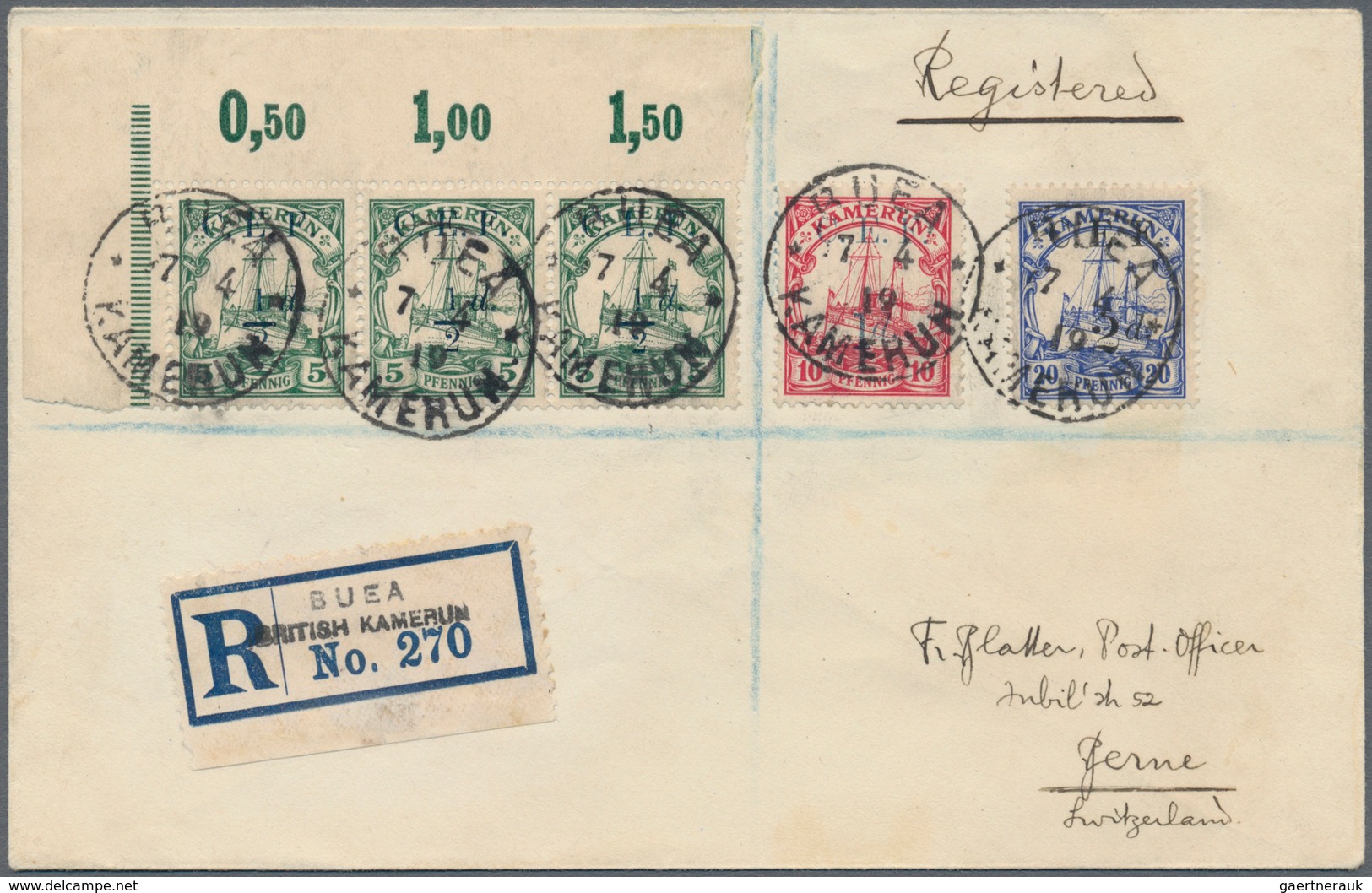 Deutsche Kolonien: 1895-1919, toller Posten mit 65 Briefen, Belegen und Ganzsachen, dabei bessere St