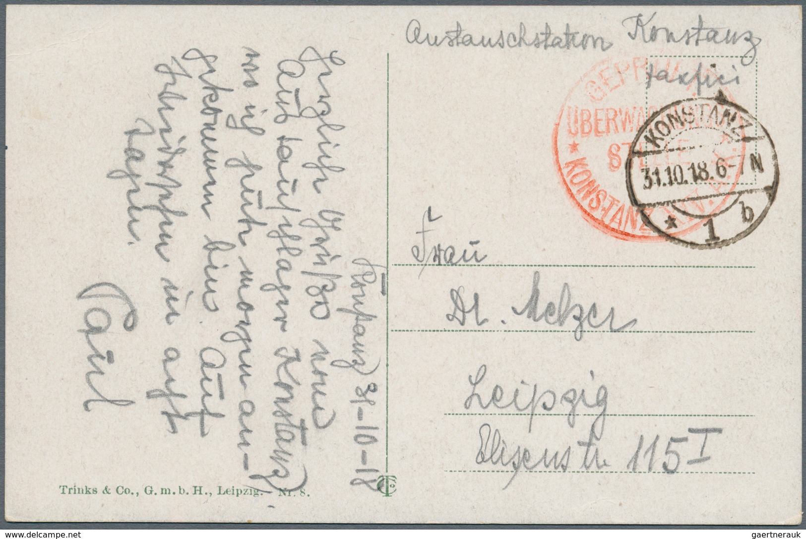 Feldpost 1. Weltkrieg: 1914/1918, vielfältiger Posten von ca. 120 Feldpostbriefen/-karten mit vielen