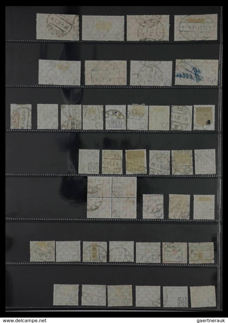 Danzig: 1920/23:Beautiful lot used stamps of Danzig 1920-1923 in stockbook. Almost all the stamps ar