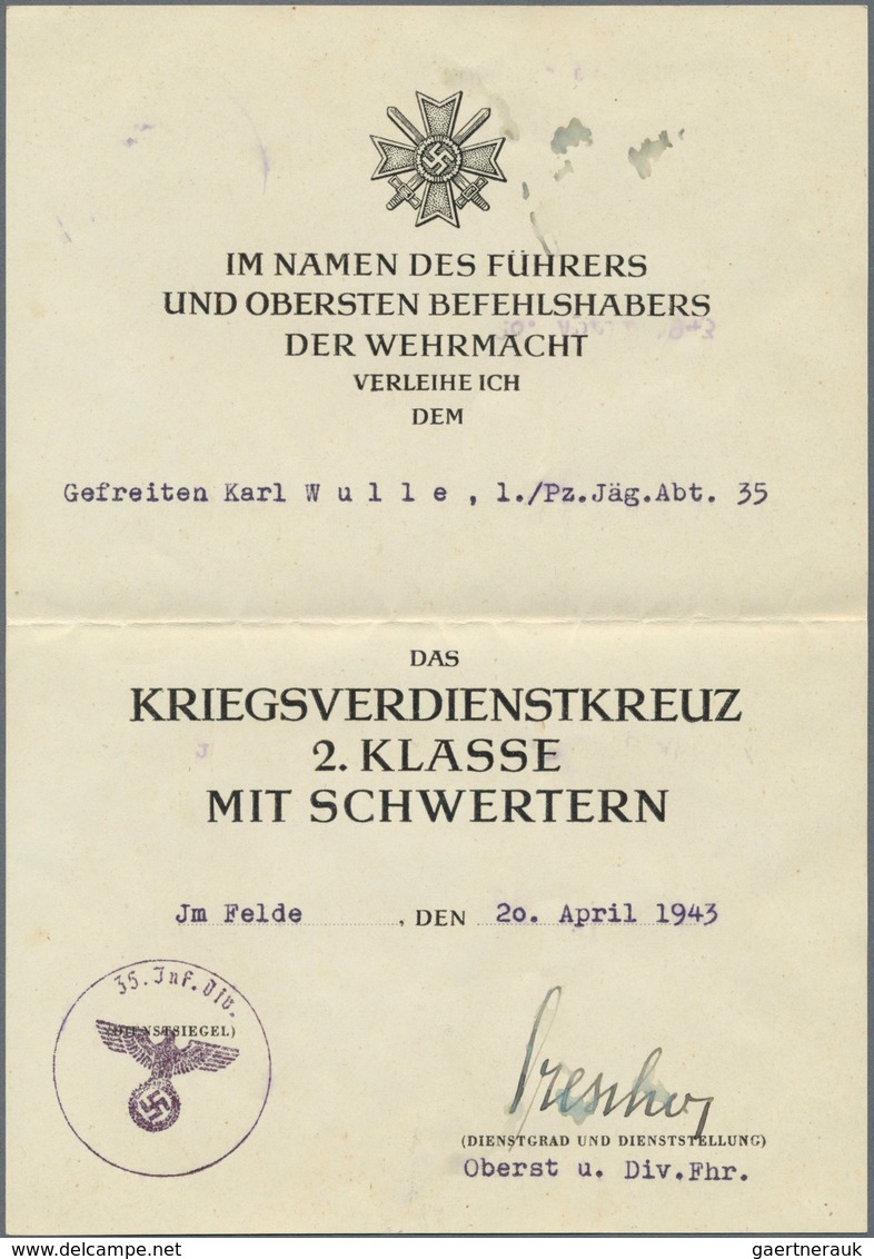 Feldpost 2. Weltkrieg: 1940/1945, Kleine Familienkorrespondenz Von Ca. 250-300 Belegen Mit Schwerpun - Other & Unclassified