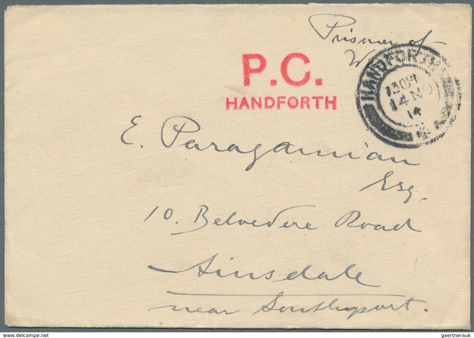 Kriegsgefangenen-Lagerpost: 1915/1918, POW MAIL WW I, Assortment Of 23 Selected Covers/cards British - Other & Unclassified