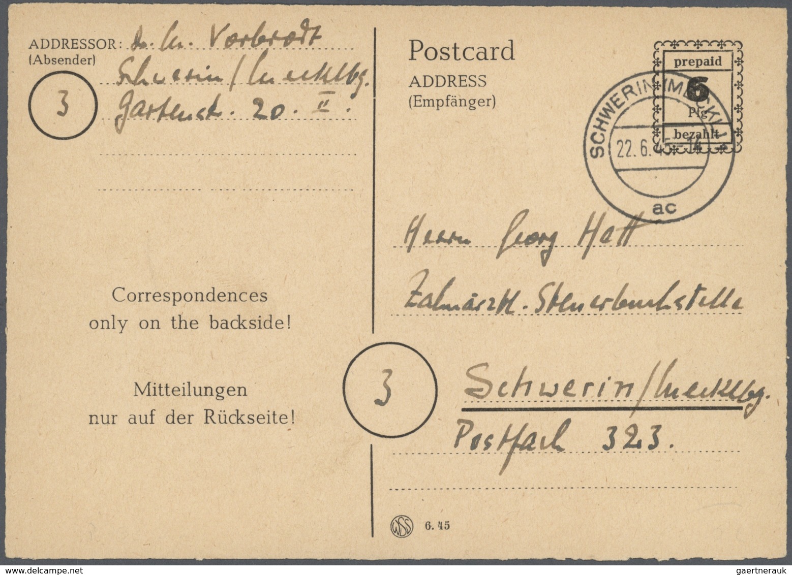 Deutschland Nach 1945: 1946/1952. Nette Kl. Sammlung Von 16 Postkarten Und LP-Faltbriefen, Gebraucht - Collections