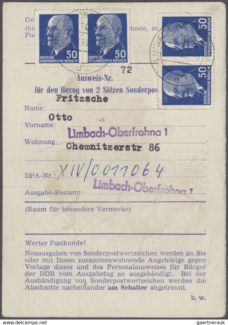 DDR: 1945-1990, Partie mit tausenden Briefen und Belegen, neben viel einfachem Material auch Einschr