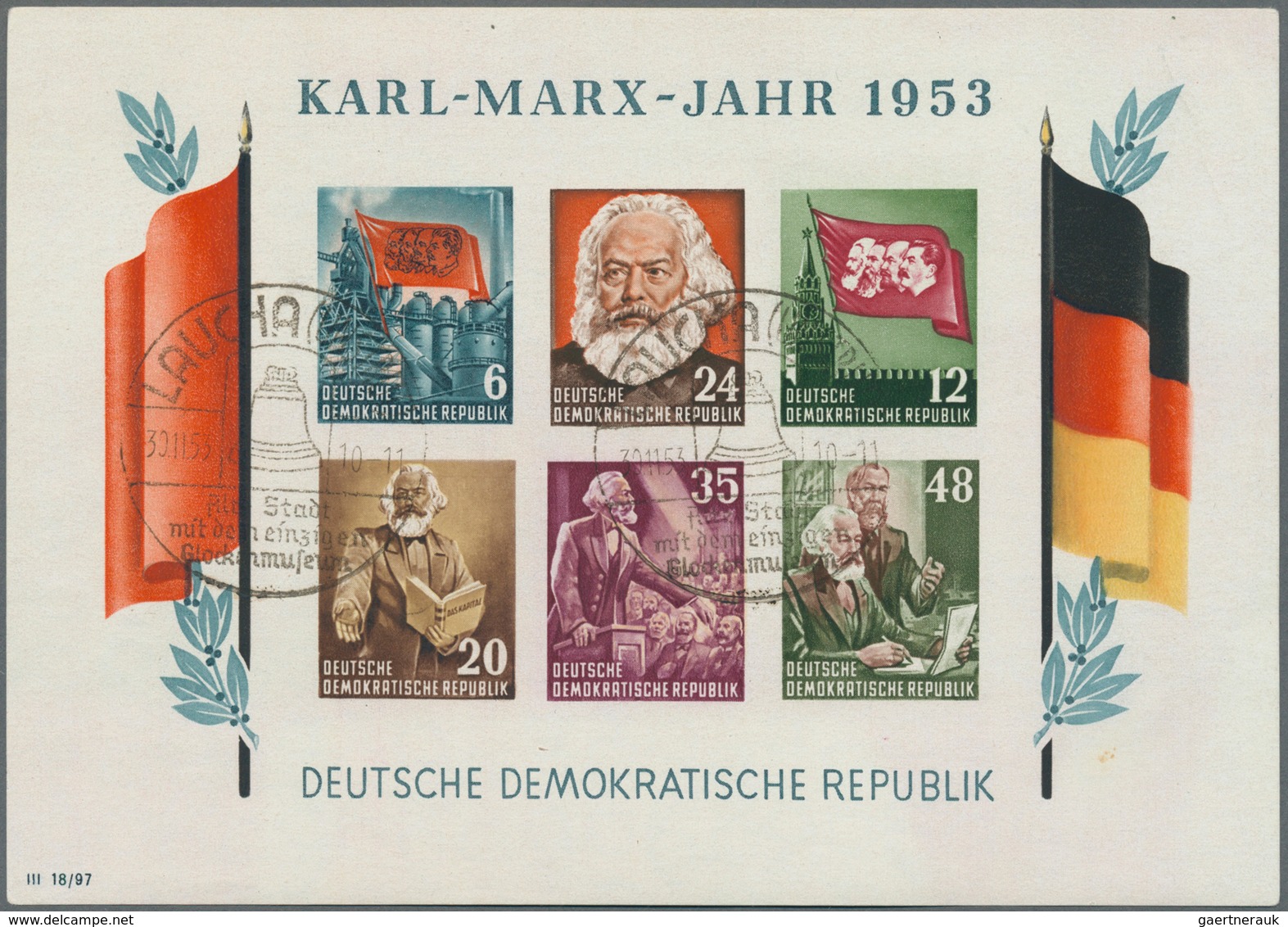 DDR: 1949/1990, reichhaltiger Sammlungs- und Lagerbestand in 14 Alben plus einigem an losem Material