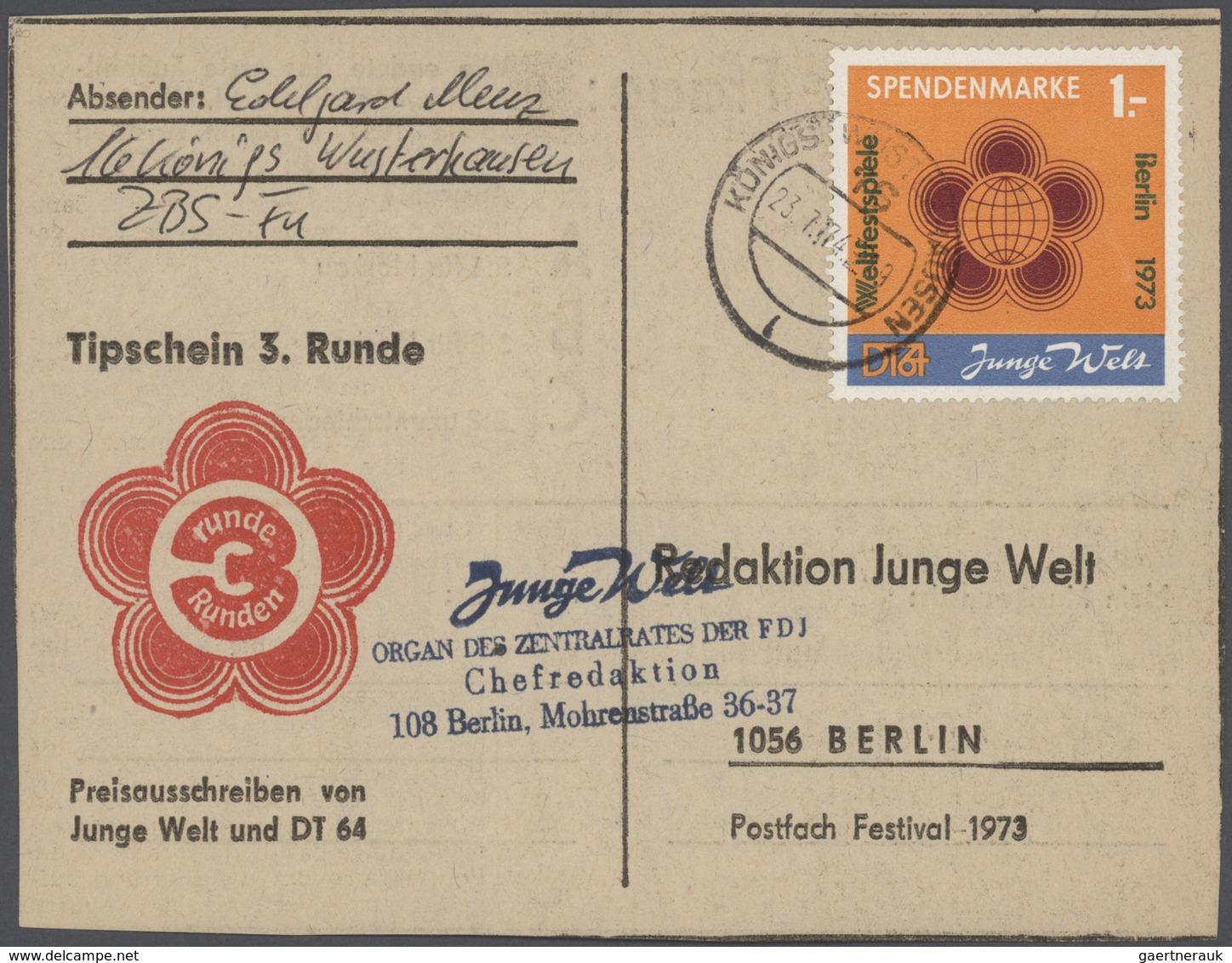 DDR: 1949-1990, Posten Mit 140 Zumeist Besseren Briefen, Belegen Und Ganzsachen, Dabei Blöcke, Zusam - Collections