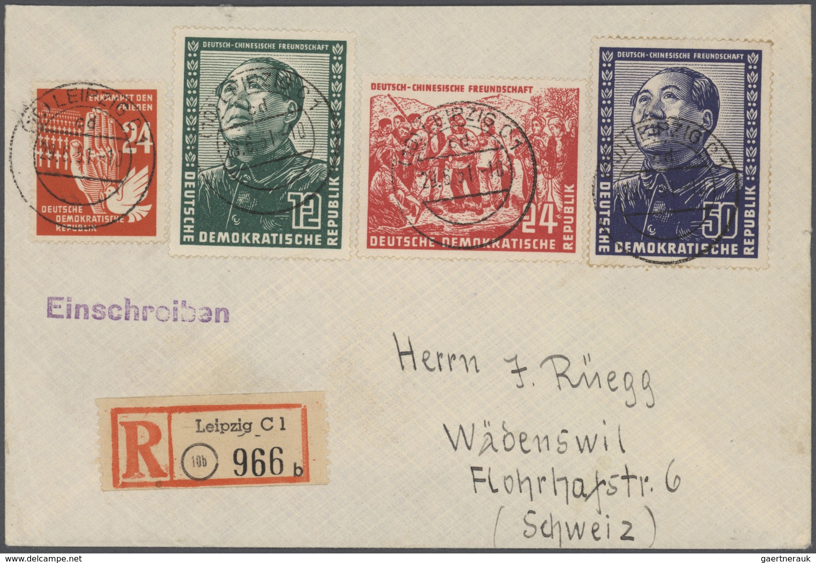 DDR: 1949-1990, Posten Mit 140 Zumeist Besseren Briefen, Belegen Und Ganzsachen, Dabei Blöcke, Zusam - Collections