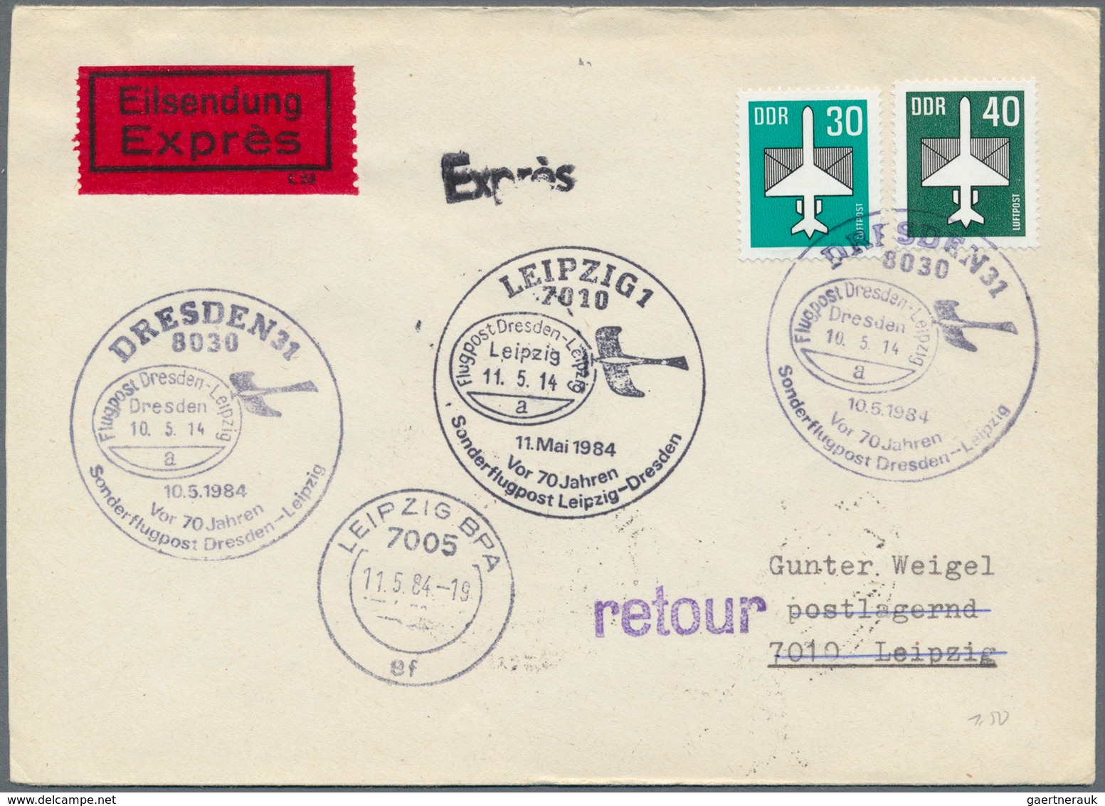 DDR: 1952/1990, Reichhaltiger Und Vielseitiger Bestand Von Ca. 2.080 Briefen Und Karten Mit Zahlreic - Sammlungen