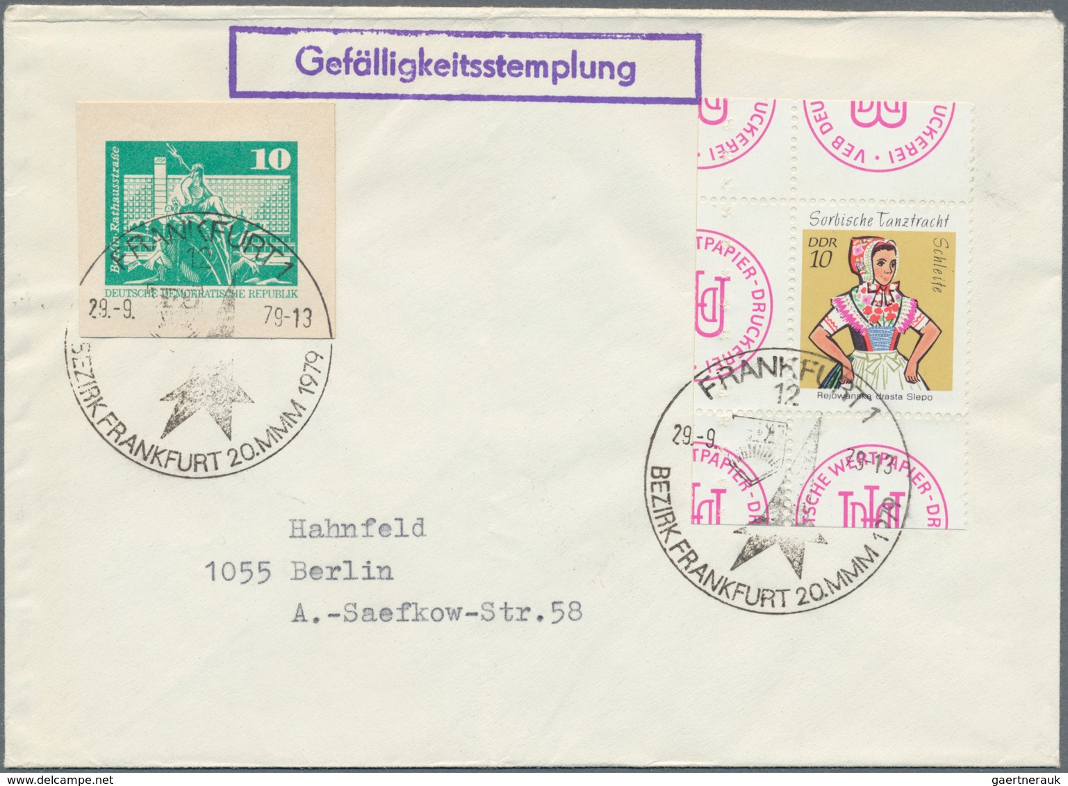 DDR: 1952/1990, Reichhaltiger Und Vielseitiger Bestand Von Ca. 2.080 Briefen Und Karten Mit Zahlreic - Colecciones