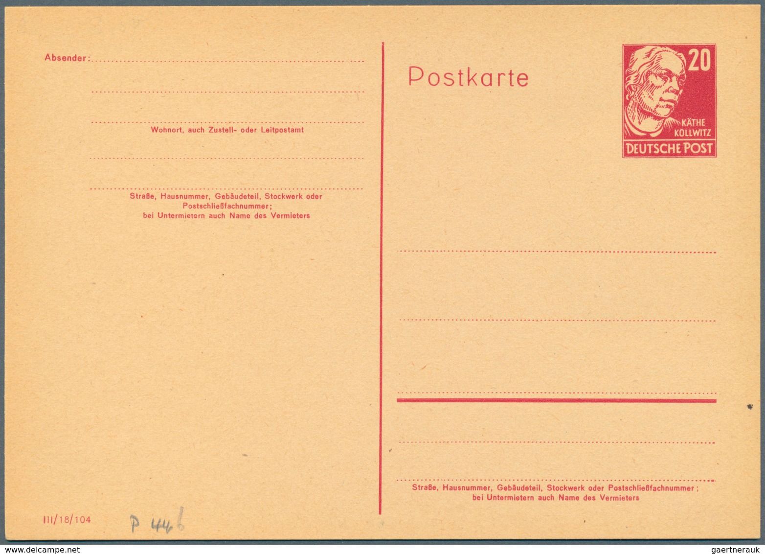 DDR - Ganzsachen: 1948/1970. Sammlung Von 35 Postkarten, Gebraucht Oder Ungebraucht. Dabei Auch Bess - Sonstige & Ohne Zuordnung