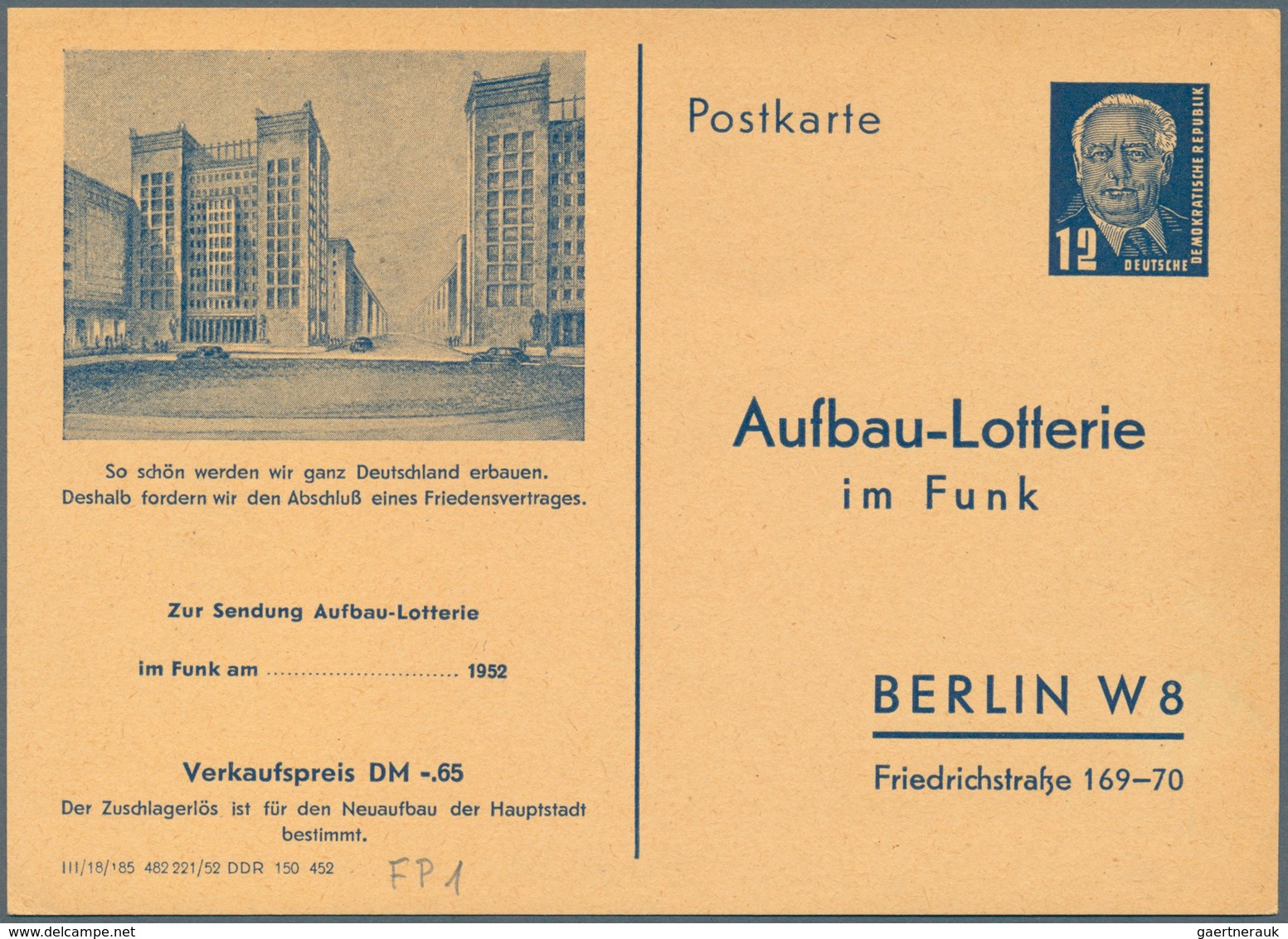 DDR - Ganzsachen: 1948/1970. Sammlung Von 35 Postkarten, Gebraucht Oder Ungebraucht. Dabei Auch Bess - Sonstige & Ohne Zuordnung