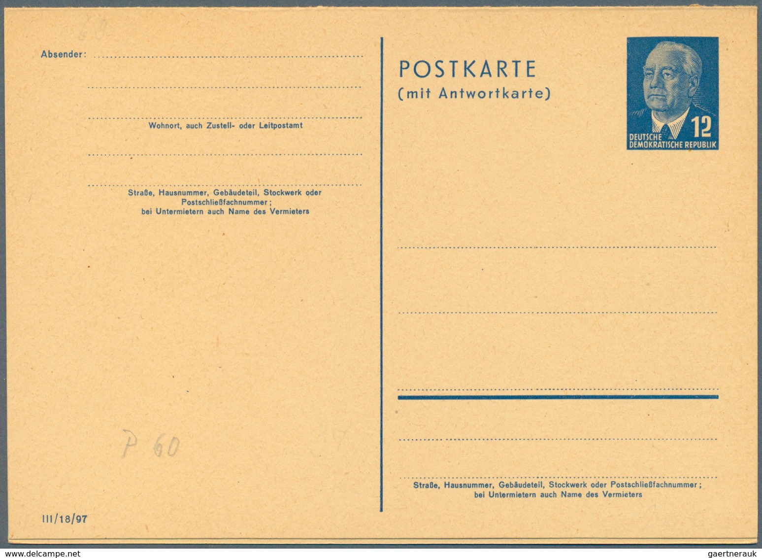 DDR - Ganzsachen: 1948/1970. Sammlung Von 35 Postkarten, Gebraucht Oder Ungebraucht. Dabei Auch Bess - Sonstige & Ohne Zuordnung