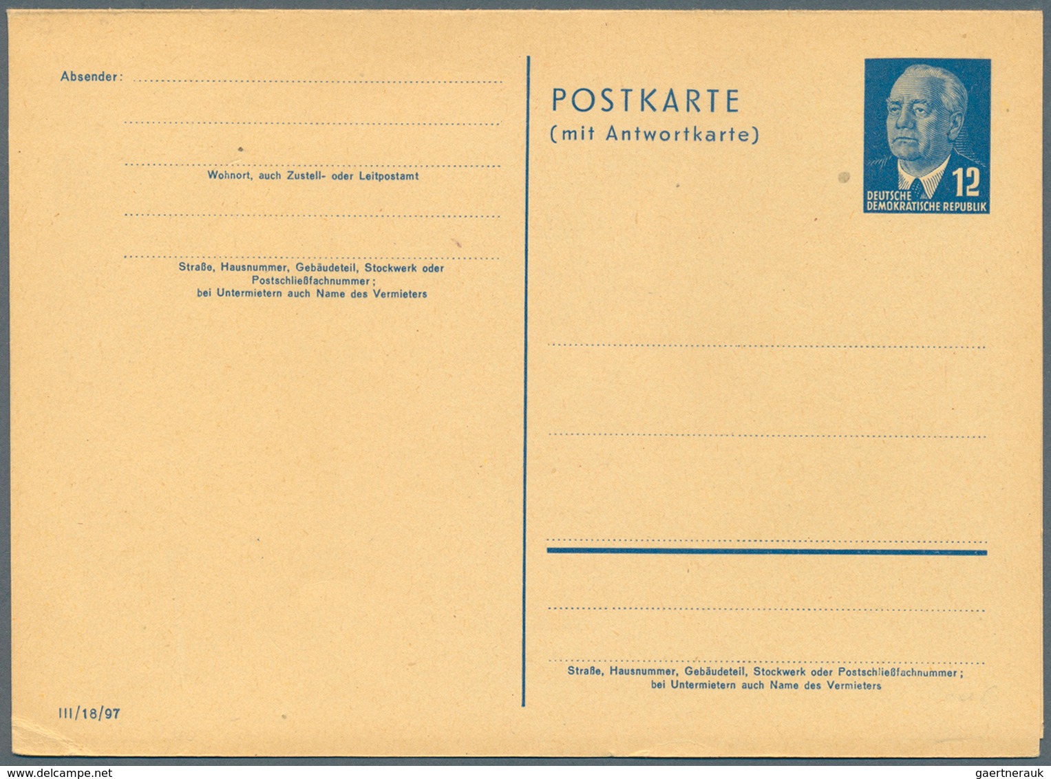 DDR - Ganzsachen: 1948/1990. Sammlung Von 13 Postkarten, Meist Ungebraucht. Dabei Sind P 60 (*; Kl. - Sonstige & Ohne Zuordnung