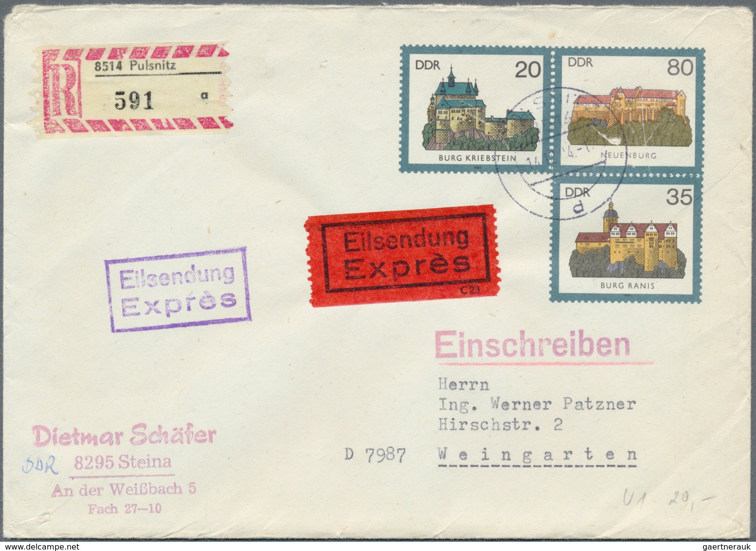 DDR - Ganzsachen: 1952/1991, reichhaltiger Bestand von über 1.500 Ganzsachen ab Pieck mit Karten und