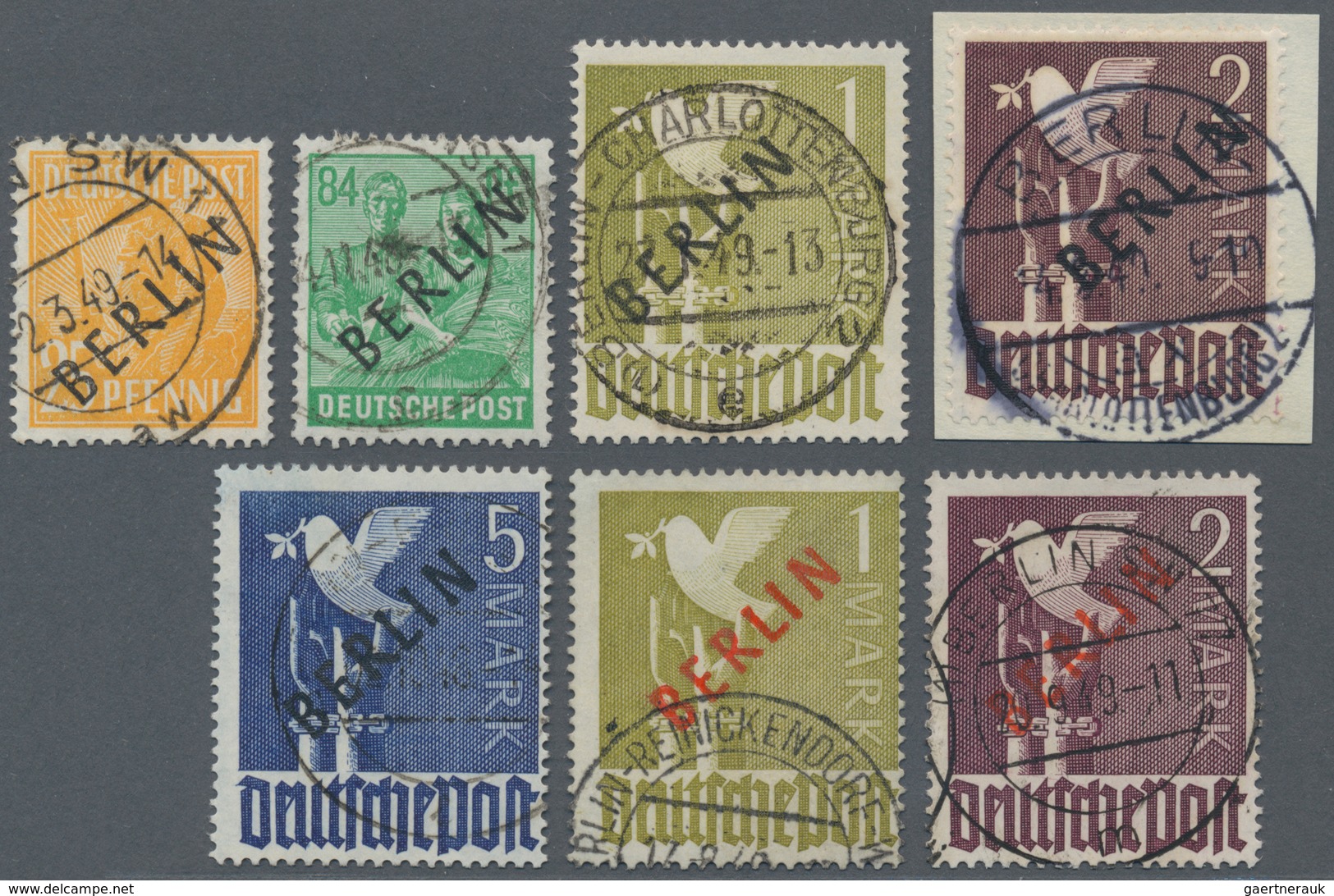 Berlin: 1948/1990, Postfrisch Bzw. Ungebraucht Und Gestempelte Sammlung In 2 Dicken Einsteckalben, D - Oblitérés