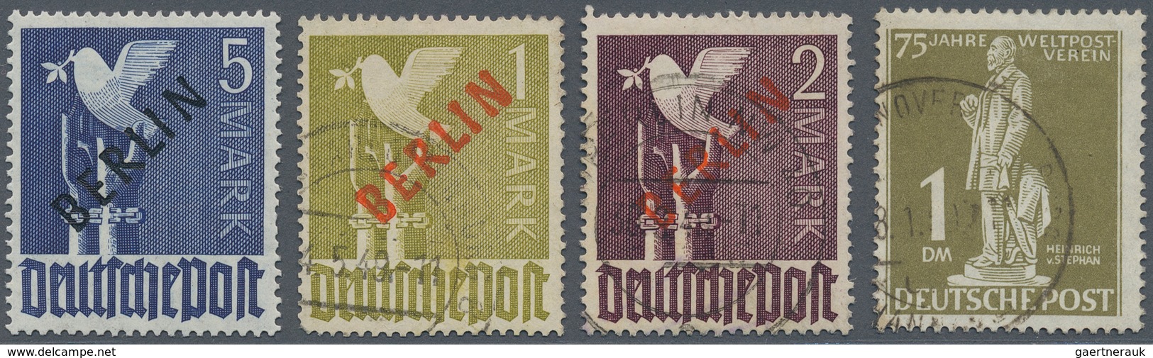 Berlin: 1949/1990, Anfangs Gemischt Angelegte Sammlung Im Leuchtturm-Vordruckalbum Ohne Block 1 Komp - Used Stamps