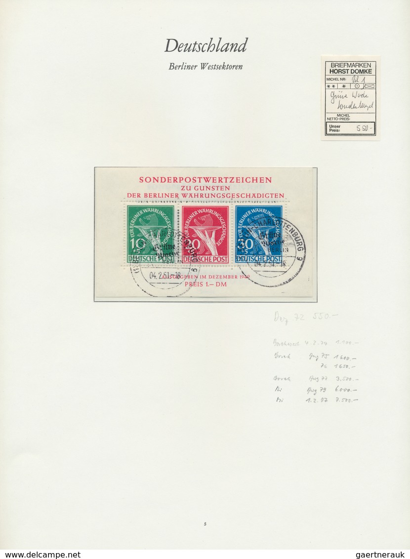 Berlin: 1949/1990, In Den Hauptnummern Bis Auf Wenige Billige Spätere Werte Komplette Sauber Gestemp - Used Stamps