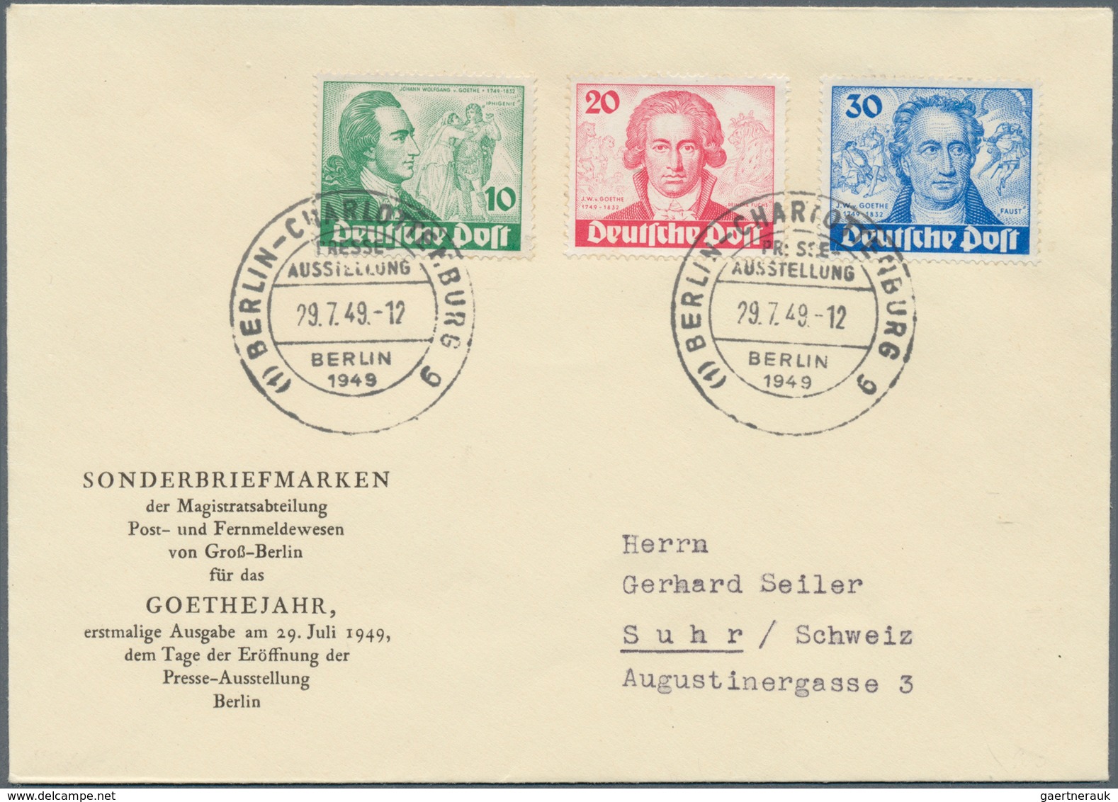 Berlin: Ab 1949. Tolle Partie Früher, Guter Briefe, Dabei 61/63 FDC, 4x 72/73 FDC, 4x 87 FDC, 3x 80/ - Oblitérés