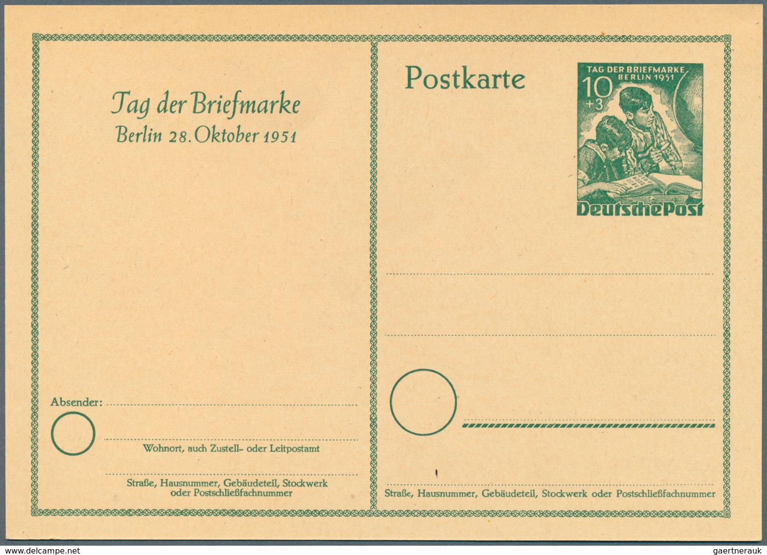 Berlin - Ganzsachen: 1948/1956. Sammlung Von 33 Postkarten Und LP-Faltbriefen. Überwiegend Ungebrauc - Sonstige & Ohne Zuordnung