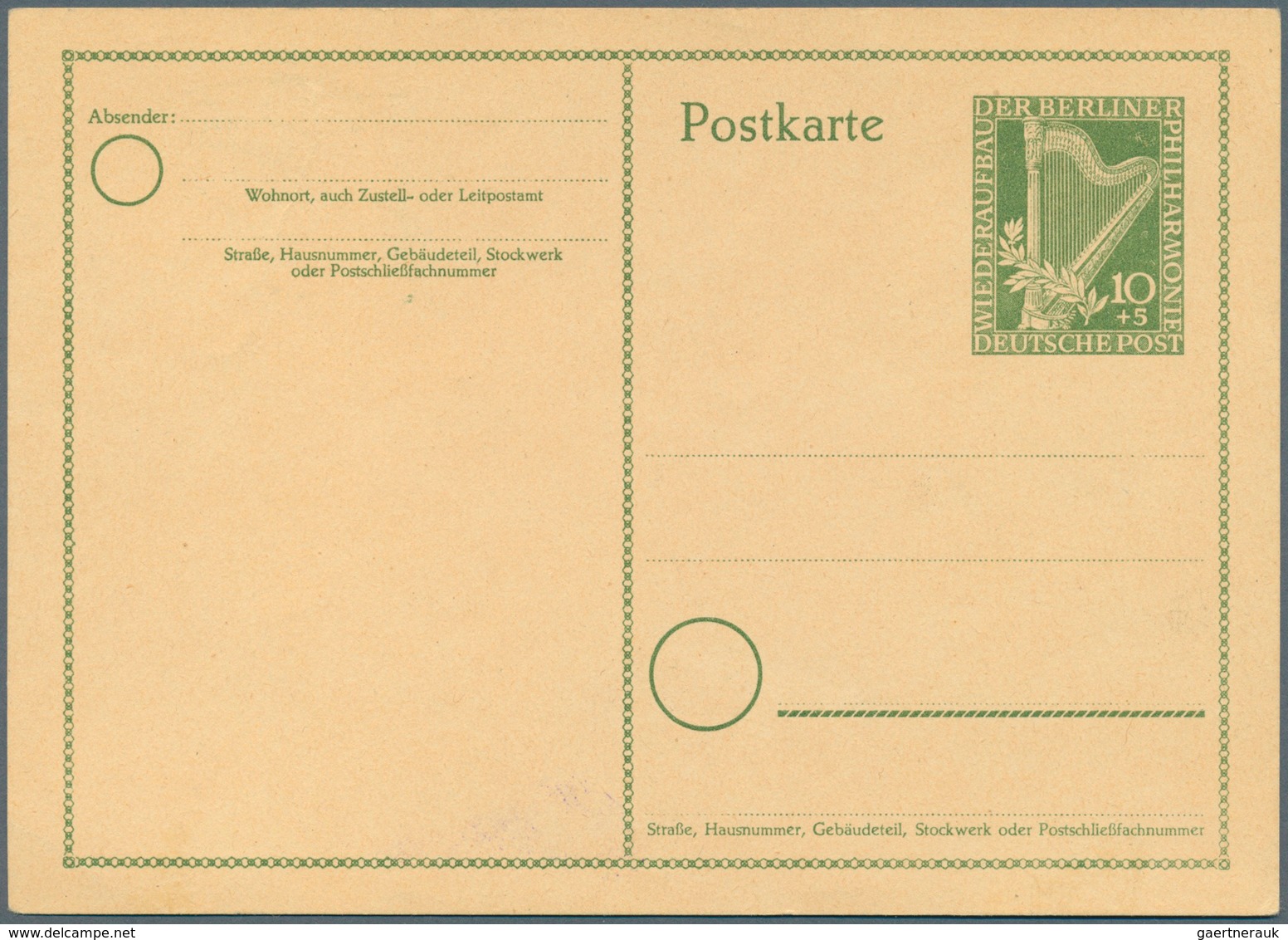 Berlin - Ganzsachen: 1949/1960. Nette Sammlung Mit 59 Postkarten Und LP-Faltbriefen, Gebraucht Und/o - Autres & Non Classés