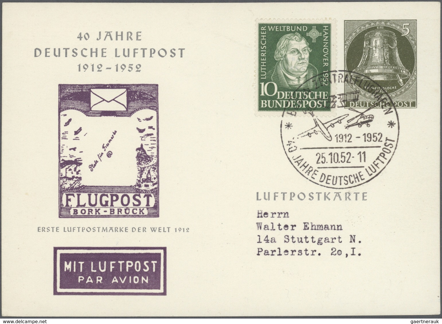 Berlin - Ganzsachen: Ab 1949, Partie Von Ca. 200 Ganzsachenkarten/-umschlägen Ab Währungsgeschädigte - Other & Unclassified