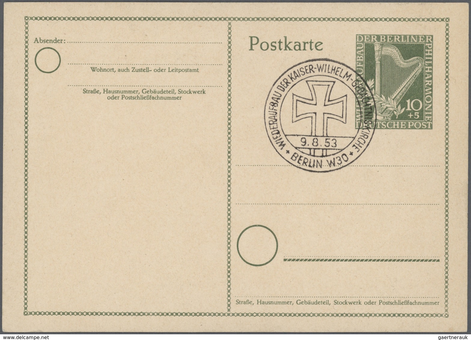 Berlin - Ganzsachen: Ab 1949, Partie Von Ca. 200 Ganzsachenkarten/-umschlägen Ab Währungsgeschädigte - Other & Unclassified