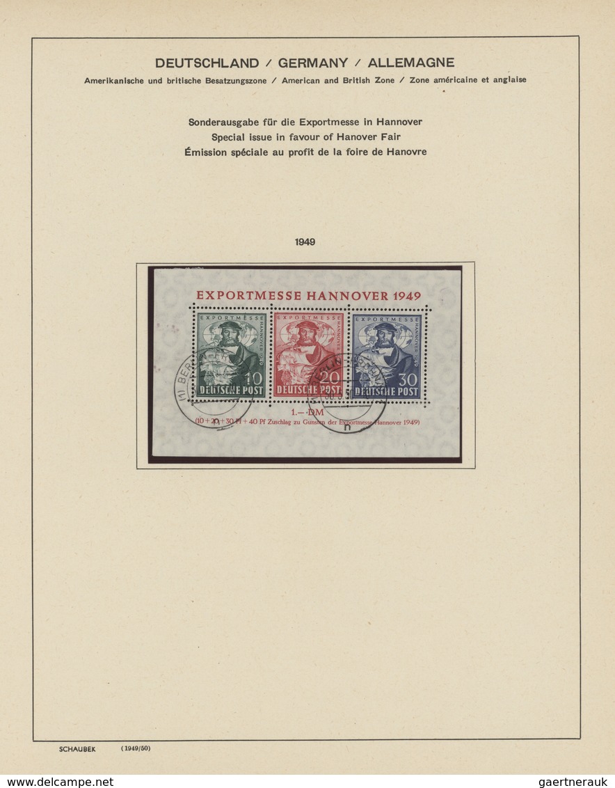 Bundesrepublik Deutschland: 1946/1967, Sauber Gestempelte Sammlung All.Besetzung, Bizone Und Bund Au - Collections