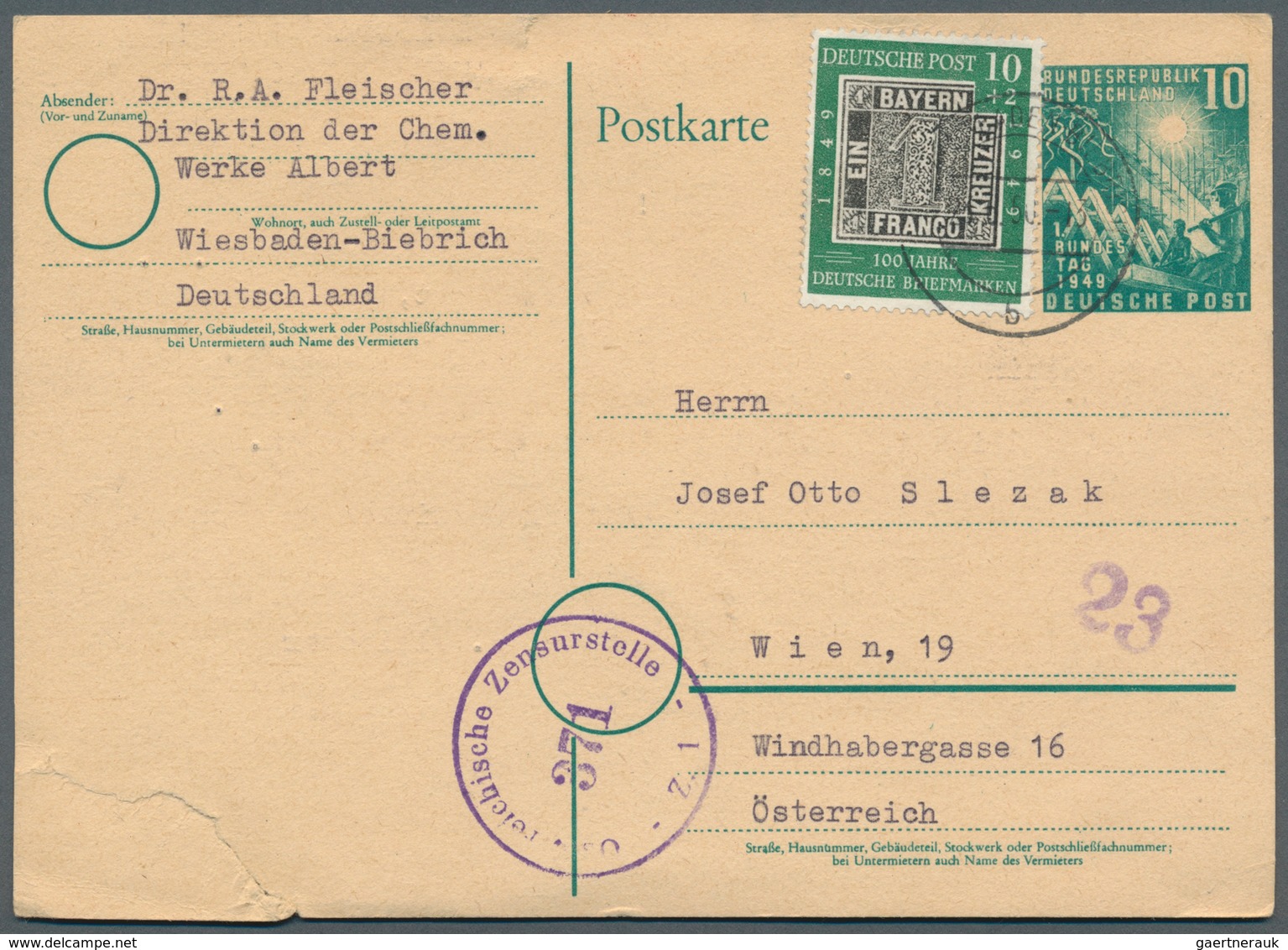 Bundesrepublik Deutschland: 1950/1970 (ca.), Vielseitiger Bestand Von Ca. 830 Briefen/Karten Mit Dek - Sammlungen