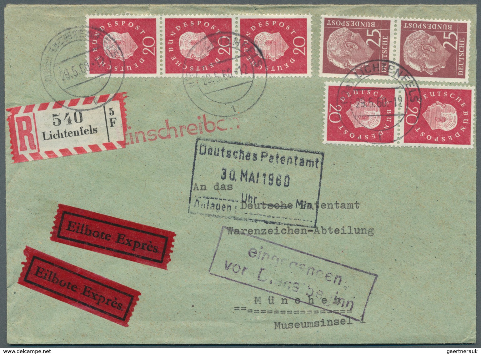 Bundesrepublik Deutschland: 1950/1970 (ca.), vielseitiger Bestand von ca. 830 Briefen/Karten mit dek