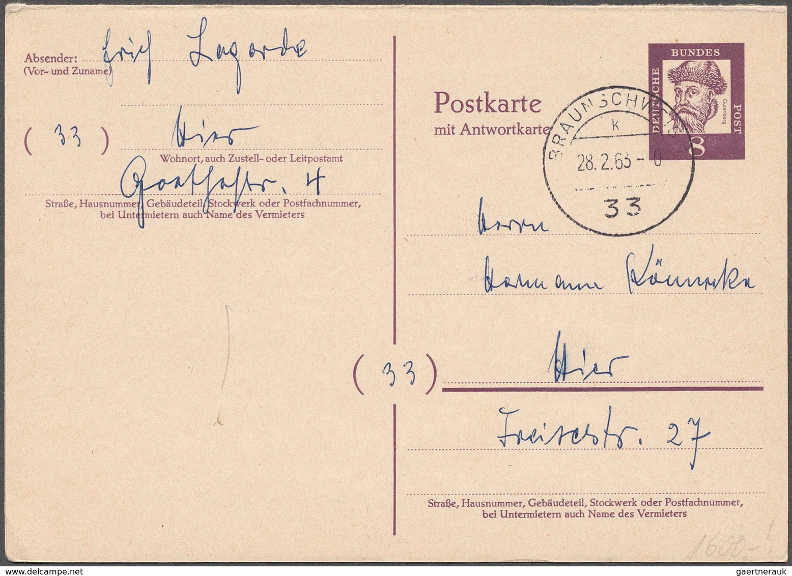 Bundesrepublik Deutschland: 1950/97, interessanter Posten mit 233 Ganzsachen, darunter Spitzenstücke