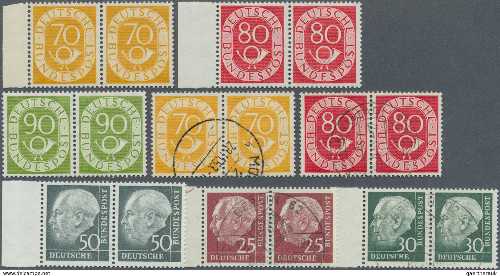 Bundesrepublik Deutschland: 1951/2014, Saubere, Postfrisch Und Gestempelte, Anscheinend Komplette Sa - Sammlungen