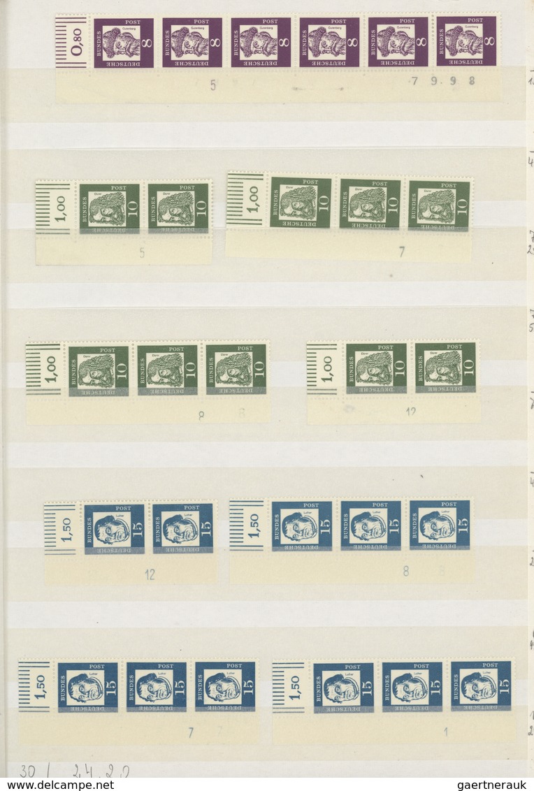 Bundesrepublik Deutschland: 1961, Bedeutende Deutsche, Postfrische Sammlung Von 31 Nur Verschiedenen - Collections