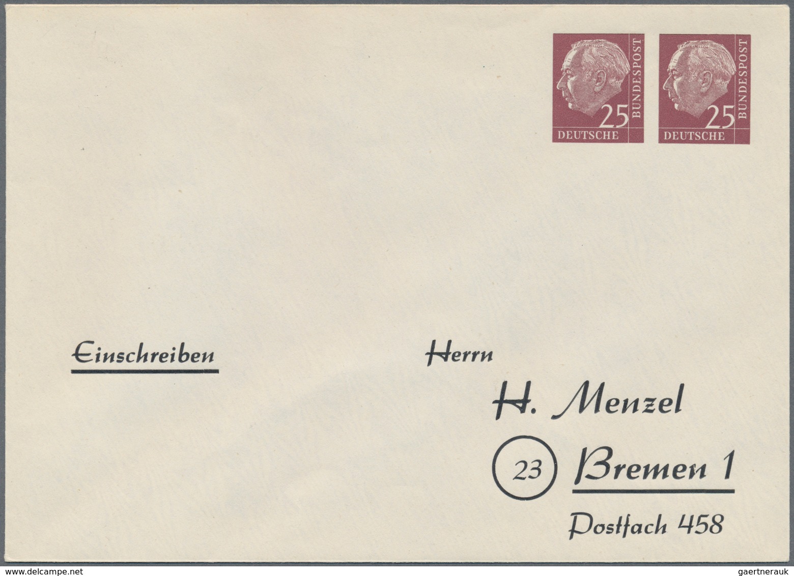 Bundesrepublik - Ganzsachen: 1952/1985, Umfangreicher Sammlungsbestand Mit Einigen Hundert (geschätz - Autres & Non Classés