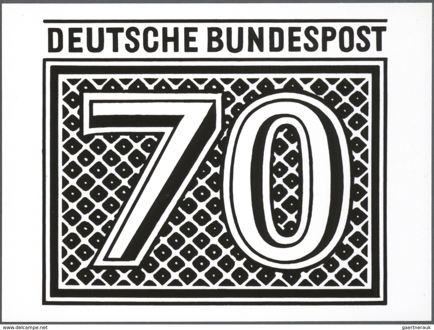 Bundesrepublik - Besonderheiten: 1966/1967, Neue Dauerserie, Sammlung Von 61 S/w-Fotoessays Zeichnun - Autres & Non Classés