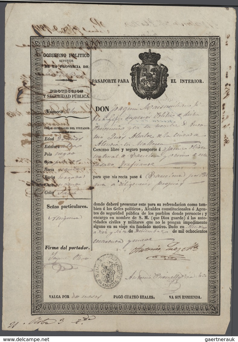 Varia (im Briefmarkenkatalog): 1840er Ff.: Mehrere Hundert Aktien, Wertpapiere, Anleihen, Obligation - Other & Unclassified