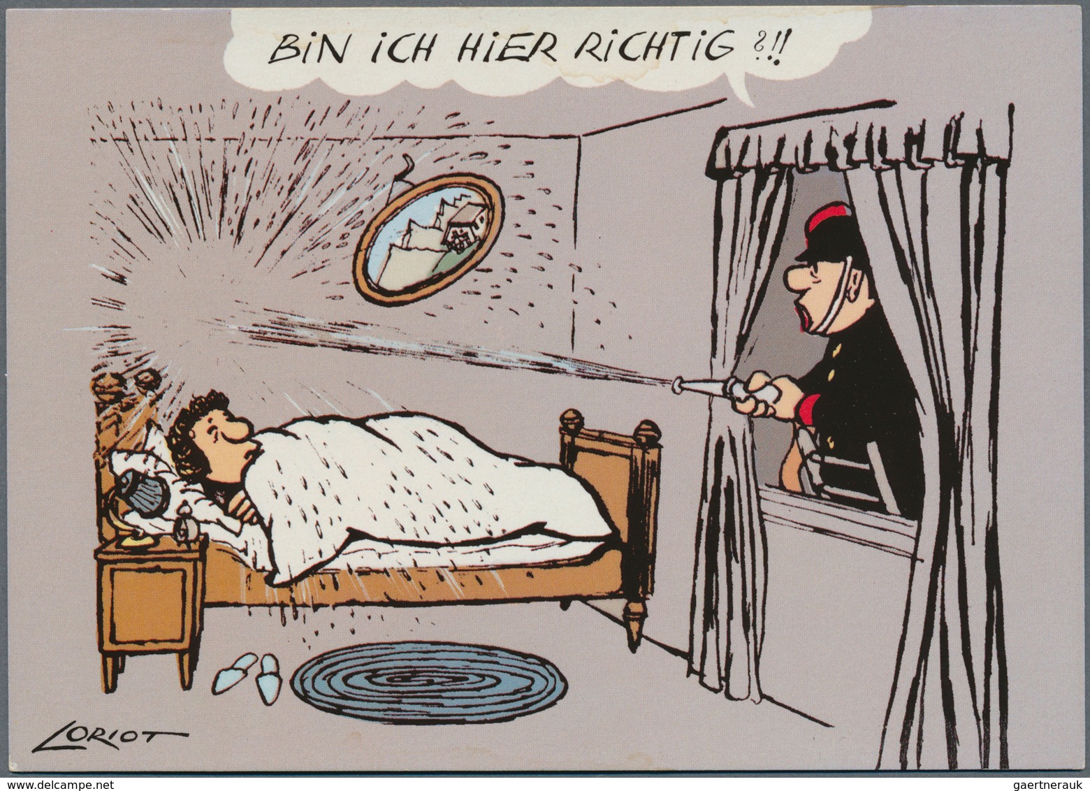 Ansichtskarten: Künstler / Artists: LORIOT / HUMOR, Ca. 1970/80, Dublettenposten Mit Ca. 350-400 Kar - Ohne Zuordnung