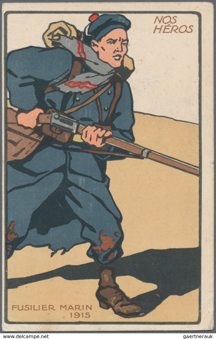 Ansichtskarten: Politik / Politics: 1906-16 Ca.: 21 Französische Ansichtskarten Mit Politischen Them - Personnages