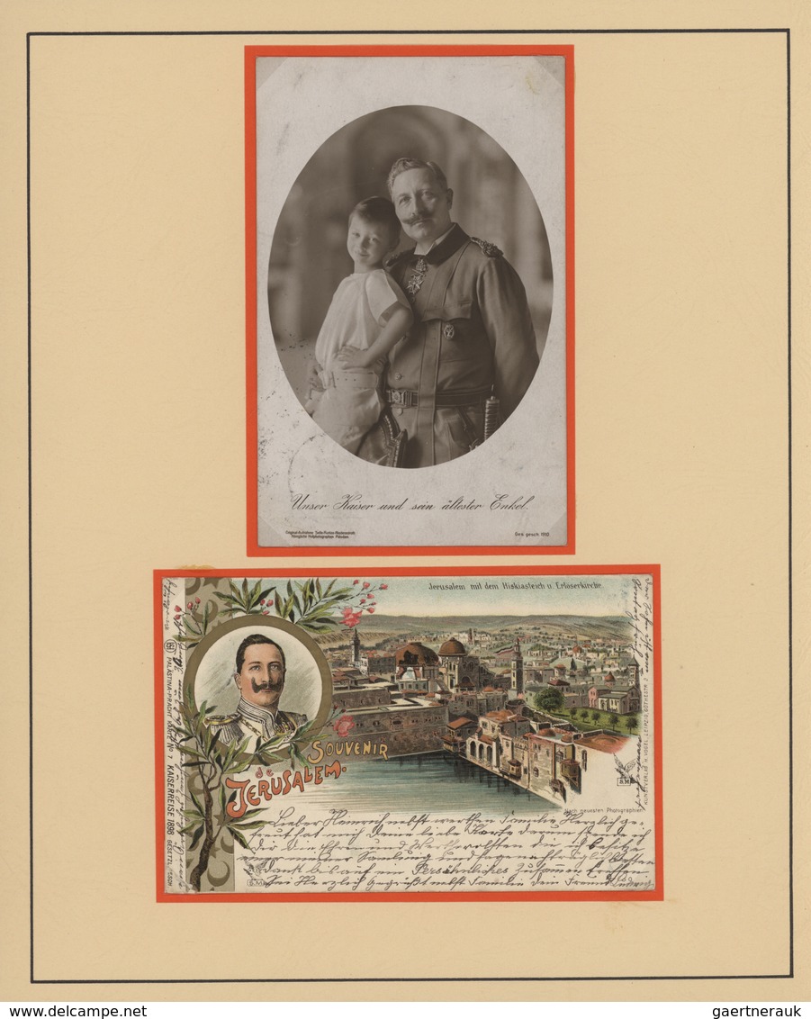 Ansichtskarten: Politik / Politics: KAISER WILHELM II/FAMILIE, 1900/1940 (ca.), Umfassende Sammlung - Personajes