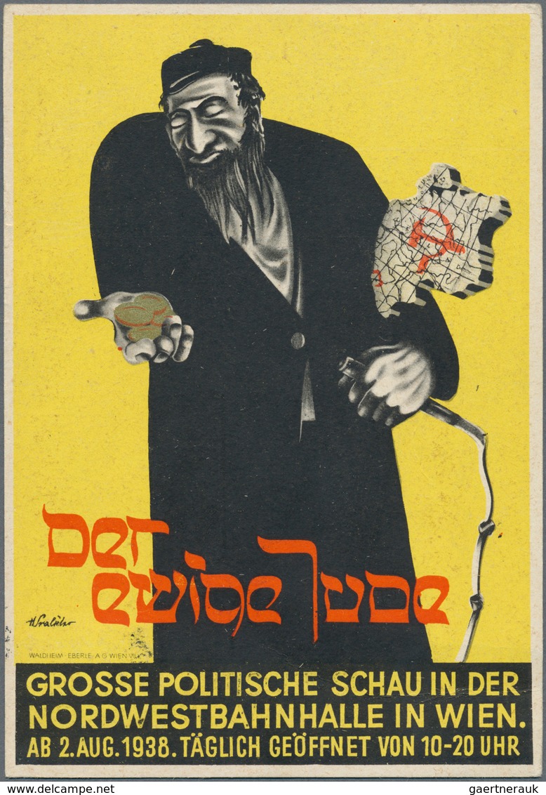Ansichtskarten: Propaganda: III.REICH, 1938/1942, Gehaltvolle Partie Mit 32 Postkarten, Dabei Viele - Parteien & Wahlen