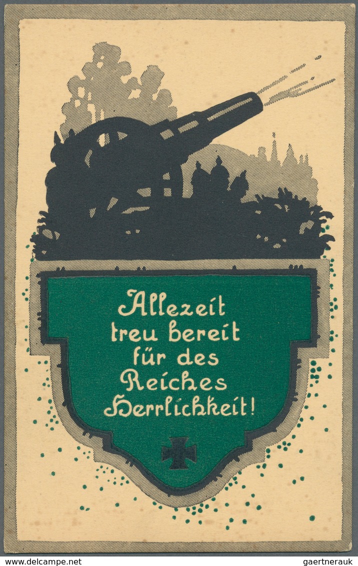 Ansichtskarten: Motive / Thematics: 1.WELTKRIEG DEUTSCHLAND, 1914/1918, Slg. Mit über 300 Karten, Da - Sonstige & Ohne Zuordnung