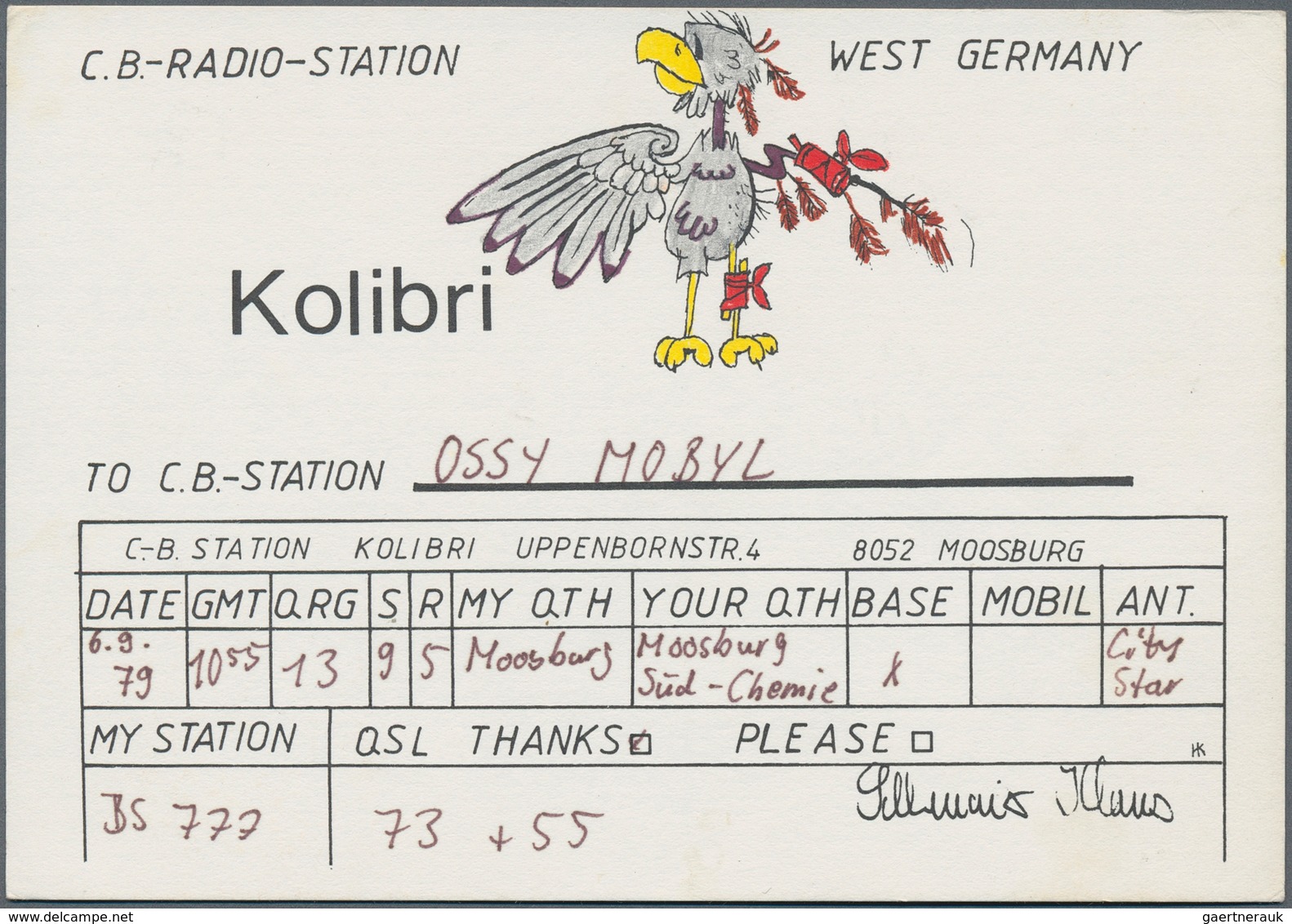 Ansichtskarten: Motive / Thematics: AMATEURFUNK / QSL, Schachtel Mit Etwa 500 QSL-Karten (Mit Dem Ve - Other & Unclassified