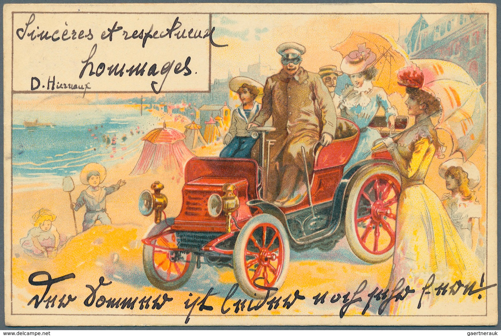 Ansichtskarten: Motive / Thematics: AUTOMOBILE / AUTOFAHRER, Ca. 1900/30, Schachtel Mit Ca. 300 Kart - Other & Unclassified