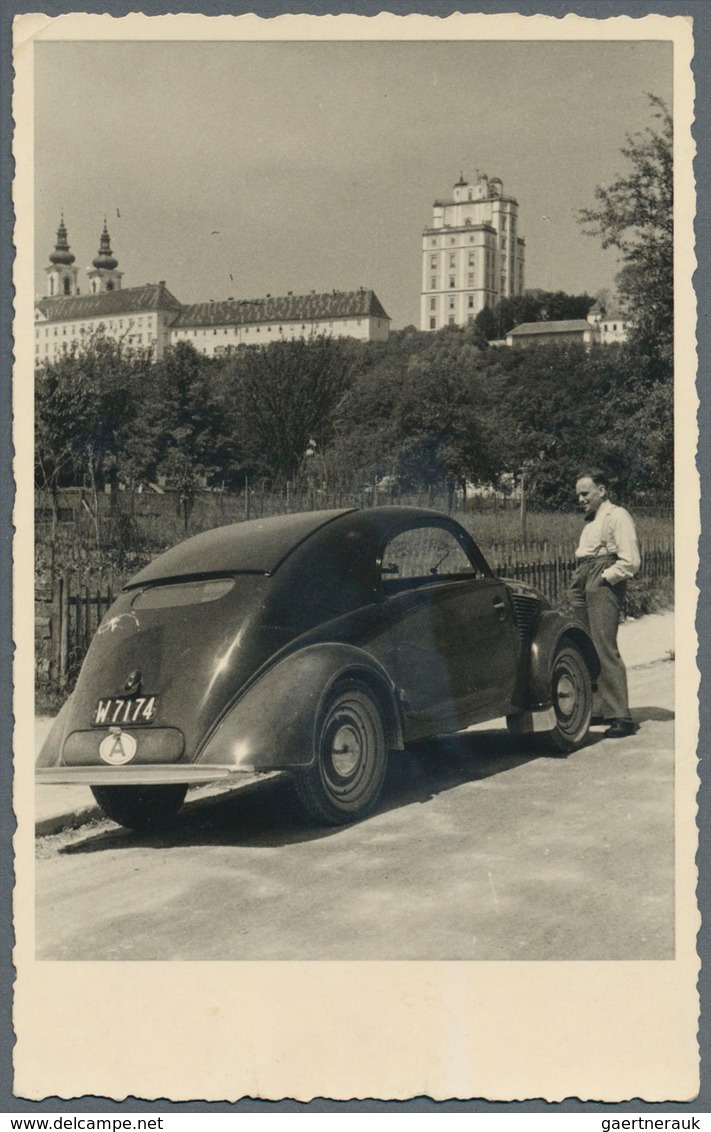 Ansichtskarten: Motive / Thematics: AUTOS, üppiger Bestand An Gut 1000 Historischen Ansichtskarten, - Sonstige & Ohne Zuordnung