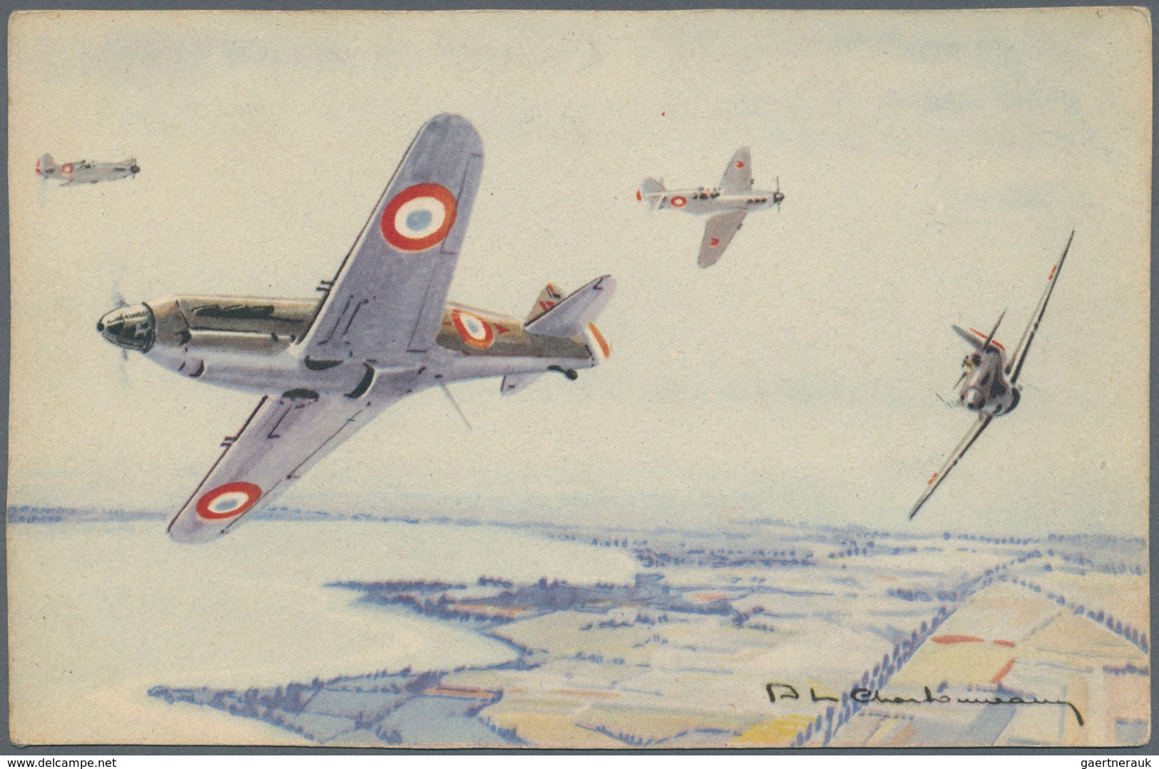 Ansichtskarten: Motive / Thematics: FLUG, Gut 130 Ansichtskarten Militärflugzeuge Großbritannien (RA - Other & Unclassified