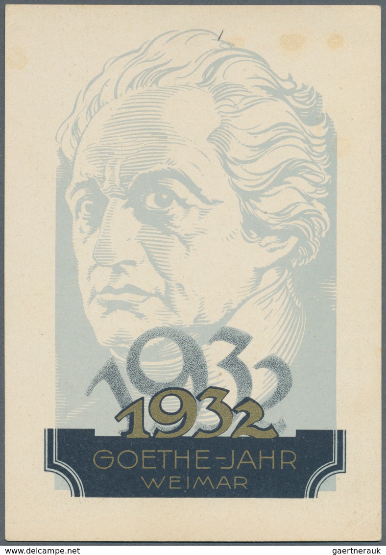 Ansichtskarten: Motive / Thematics: LITERATUR / GOETHE, Johann Wolfgang (1749-1832), Genialer Und Vi - Other & Unclassified