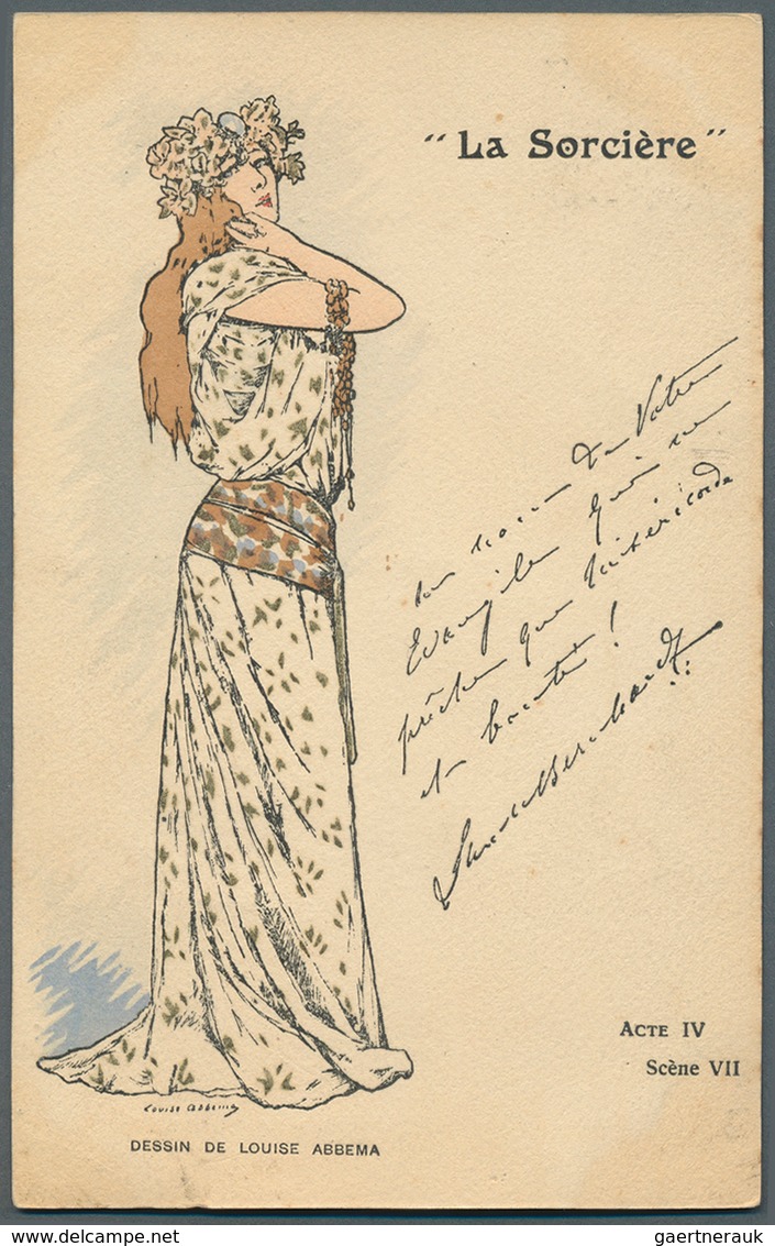 Ansichtskarten: Motive / Thematics: SCHAUSPIELER, Sahra Bernhardt (1844-1923), Französische Schauspi - Sonstige & Ohne Zuordnung