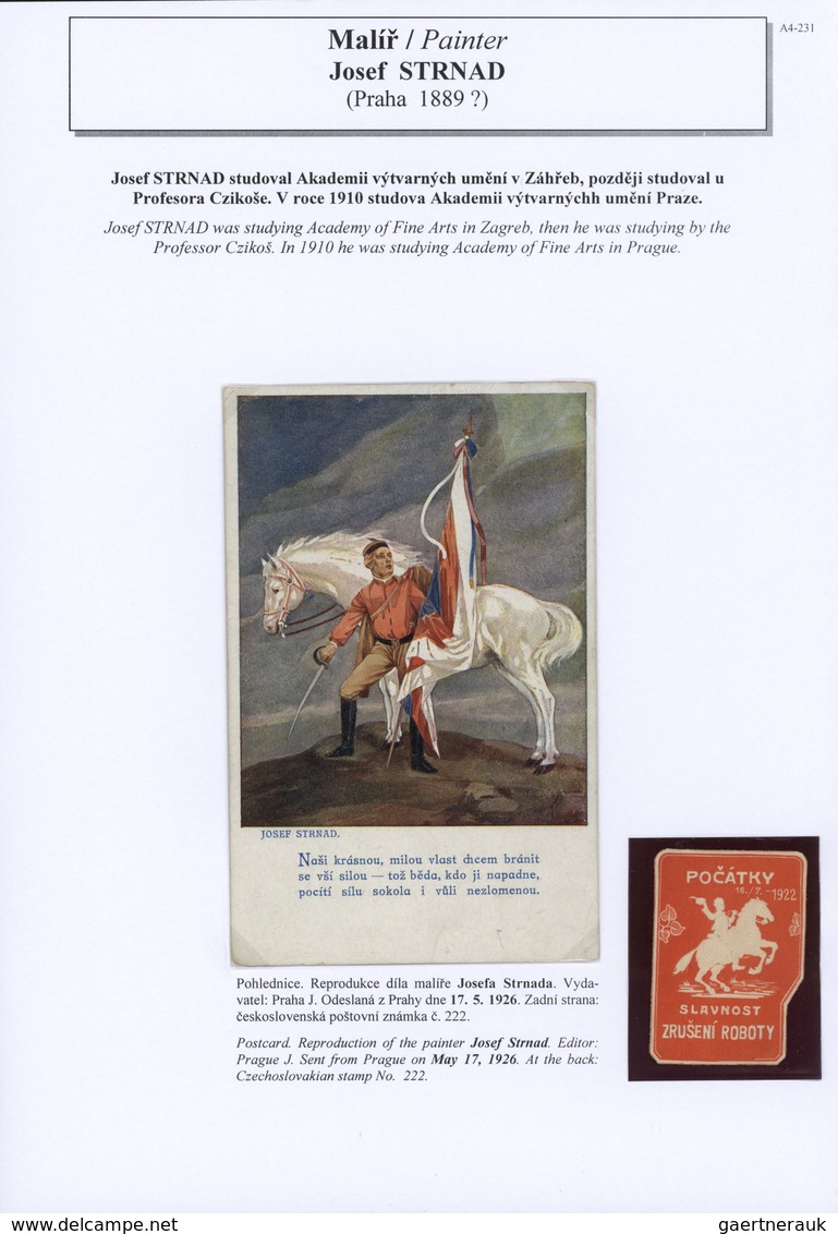 Ansichtskarten: Alle Welt: CZECHOSLOVAKIA, From 1900 Onwards. SOKOL - National Minded Gymnastic Move - Ohne Zuordnung