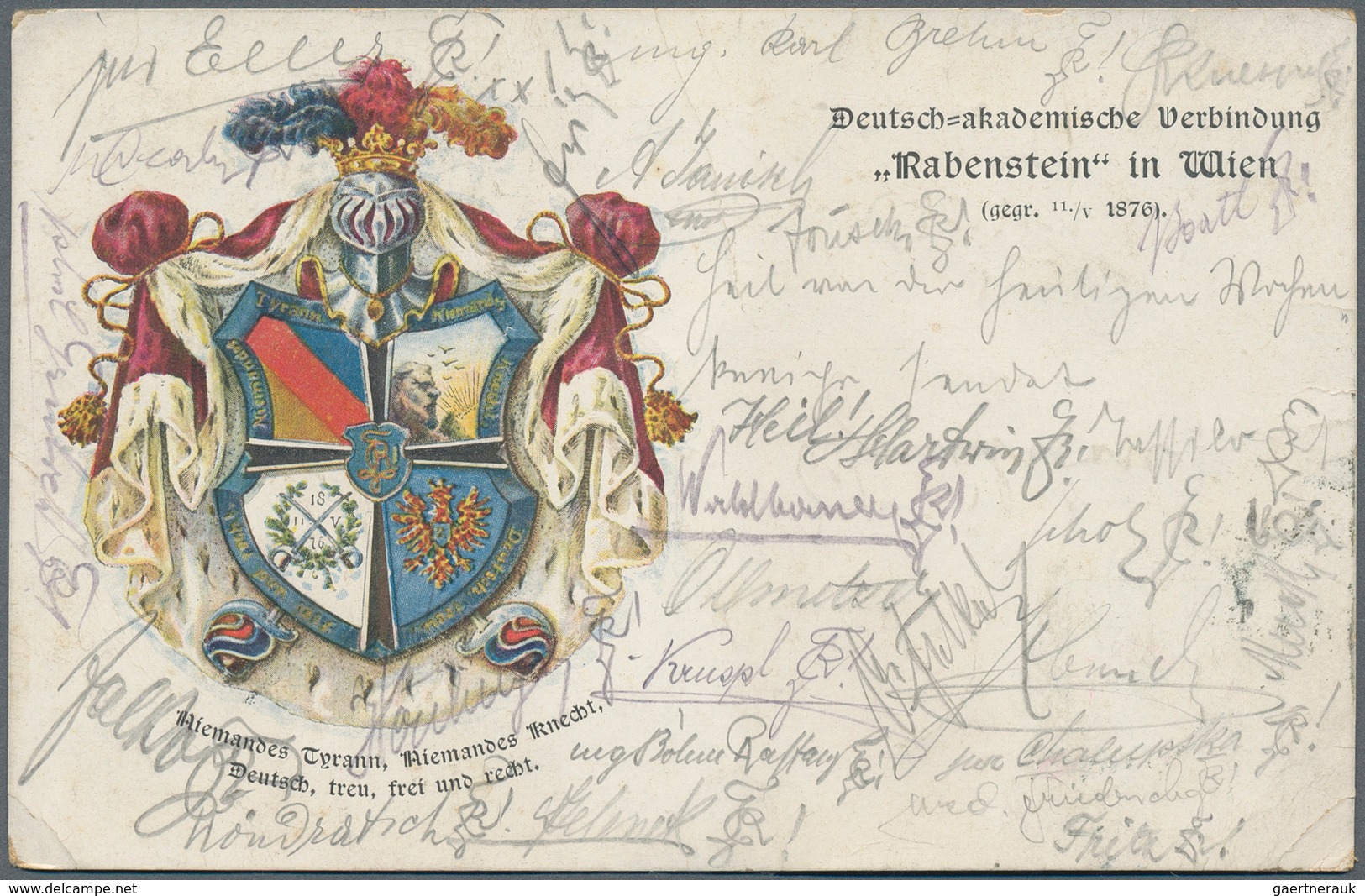 Ansichtskarten: Österreich: 1897/1925 Ca., PATRIOTISCHE ANSICHTSKARTEN, Attraktives Konvolut Mit übe - Other & Unclassified